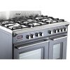 DeLonghi DVTR 906-DF/SLATE Vintage 90cm Dual Fuel Range Cooker, Stainless Steel, A Rated