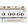 DeLonghi DVTR 906-DF/WH Vintage 90cm Dual Fuel Range Cooker, White, A Rated
