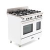 DeLonghi DVTR 906-DF/WH Vintage 90cm Dual Fuel Range Cooker, White, A Rated