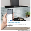 Bosch DWB67DN60B Series 6 60cm Chimney Cooker Hood, Black, A++ Rated