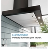 Bosch DWB67DN60B Series 6 60cm Chimney Cooker Hood, Black, A++ Rated