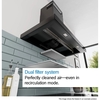 Bosch DWB95CC60B 90cm Chimney Cooker Hood, Black, B Rated
