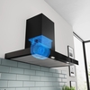 Bosch DWB97DN60B Series 6 90cm Chimney Cooker Hood, Black, A++ Rated