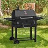 Char-Griller E2197 30" Traditional Charcoal Grill, Black