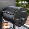 Char-Griller E2197 30" Traditional Charcoal Grill, Black