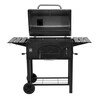 Char-Griller E2197 30" Traditional Charcoal Grill, Black