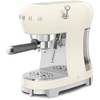 Smeg ECF02CRUK Retro Espresso Coffee Machine with Steam Wand, Cream