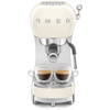 Smeg ECF02CRUK Retro Espresso Coffee Machine with Steam Wand, Cream