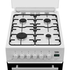 Beko EDG507W Gas Cooker with Separate Grill, White, A+ Rated