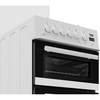 Beko EDG507W Gas Cooker with Separate Grill, White, A+ Rated
