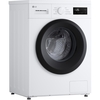 LG F4A10S8NWK Washing Machine, 8kg, 1400 Spin, White, A Rated