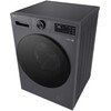 LG F4X5011TBB Washing Machine, 11kg, 1400 Spin, Black, A Rated