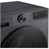 LG F4X5011TBB Washing Machine, 11kg, 1400 Spin, Black, A Rated