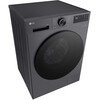 LG F4X5011TBB Washing Machine, 11kg, 1400 Spin, Black, A Rated