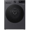 LG F4X5011TBB Washing Machine, 11kg, 1400 Spin, Black, A Rated
