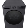 LG F4X5013TBB Washing Machine, 1400 Spin, Black, A Rated