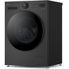 LG F4X7009TBB Washing Machine, 9kg, 1400 Spin, Black, A Rated