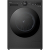 LG F4X7009TBB Washing Machine, 9kg, 1400 Spin, Black, A Rated