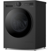 LG F4X7011TBB Washing Machine, 11kg, 1400 Spin, Black, A Rated