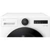 LG F4X7011TWB Series 7 AI Direct Drive&trade; Washing Machine, 11kg, 1400 Spin, White, A Rated