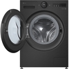 LG F4X7013TBB Washing Machine, 13kg, 1400 Spin, Black, A Rated