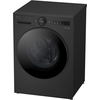 LG F4X7013TBB Washing Machine, 13kg, 1400 Spin, Black, A Rated