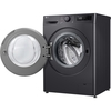 LG F4Y510GBLN1 Washing Machine, 10kg, 1400 Spin, Grey, A Rated