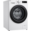 LG F4Y510WBLN1 Washing Machine, 10kg, 1400 Spin, White, A Rated