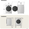 LG F4Y711NCTN1 Washing Machine