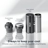 Shark FA022UK ChillPill 3-in-1 Fan, Mist & InstaChill System, Carbon, Grey