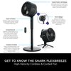 Shark FA220UK FlexBreeze High-Velocity Hybrid Cordless & Corded Fan, Black
