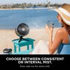 Shark FA300UK FlexBreeze Pro Mist Indoor & Outdoor Fan & Outdoor Misting System, Black