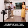 Shark FA300UK FlexBreeze Pro Mist Indoor & Outdoor Fan & Outdoor Misting System, Black