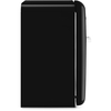Smeg FAB10HRBL6 Retro Minibar Refrigerator, Black, D Rated