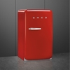 Smeg FAB10HRRD6 Retro Minibar Refrigerator, Red, D Rated