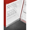Smeg FAB10HRRD6 Retro Minibar Refrigerator, Red, D Rated