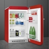 Smeg FAB10HRRD6 Retro Minibar Refrigerator, Red, D Rated