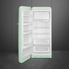 Smeg FAB28LPG6 Retro Tall Fridge with Ice Box, Green, C Rated