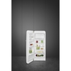 Smeg FAB28LWH6UK Retro Tall Fridge with Ice Box, White, C Rated