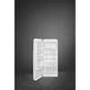 Smeg FAB28LWH6UK Retro Tall Fridge with Ice Box, White, C Rated