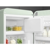 Smeg FAB28RPG6 Retro Tall Fridge with Ice Box, Green, C Rated