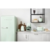 Smeg FAB28RPG6 Retro Tall Fridge with Ice Box, Green, C Rated