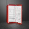 Smeg FAB28RRD6UK Retro Tall Fridge with Ice Box, Red, C Rated