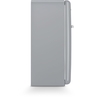 Smeg FAB28RSV6 Retro Tall Fridge with Ice Box, Silver, C Rated