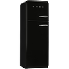 Smeg FAB30LBL6UK Retro Static Fridge Freezer, 80/20, Black, C Rated