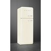 Smeg FAB30LCR6UK Retro Static Fridge Freezer, 80/20, Cream, C Rated