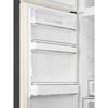 Smeg FAB30LCR6UK Retro Static Fridge Freezer, 80/20, Cream, C Rated