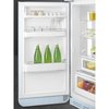 Smeg FAB30LPB6UK Retro Static Fridge Freezer, 80/20, Blue, C Rated
