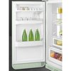 Smeg FAB30LPG6UK Retro Static Fridge Freezer, 80/20, Green, C Rated