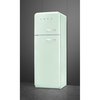 Smeg FAB30LPG6UK Retro Static Fridge Freezer, 80/20, Green, C Rated